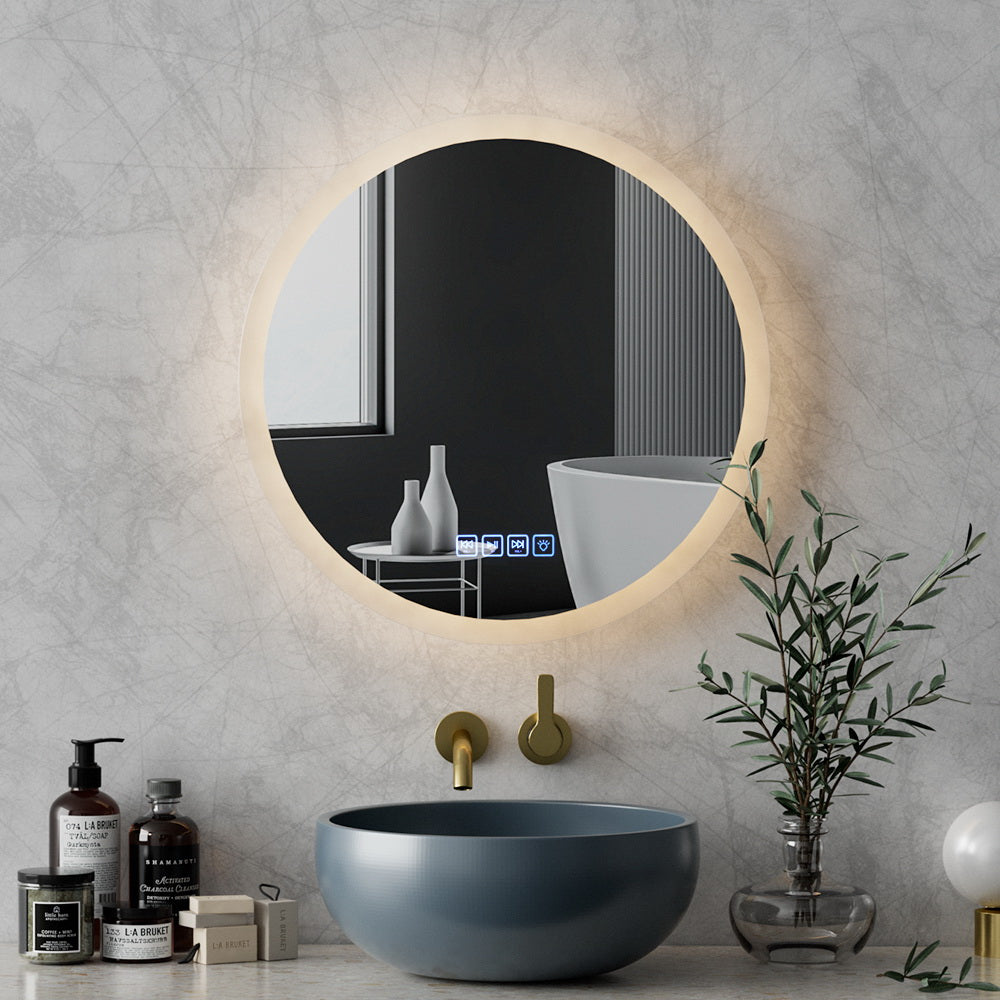 Embellir Bluetooth LED Bathroom Wall Mirror With Light 50CM