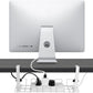 2 pack Under Desk Cable Management Tray, White