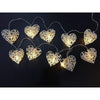 3D Hollowed Rattan Heart-Shaped String Fairy Lights