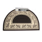 Newton Half Moon Floor Mat 50 x 80cm Coffee