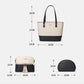 Handbag with Diagonal Design and Letter Detail