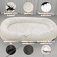 Fluffy Donut-Shaped Pet Bed