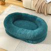 Fluffy Donut-Shaped Pet Bed