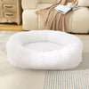 Fluffy Donut-Shaped Pet Bed
