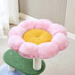 Floral Cat Tree with Cozy Hideaway and Scratching Posts
