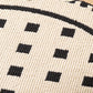Modern Round Area Rug with Geometric Patterns