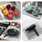 Black Silicone Dish Drying Mat, Non-Slip Draining Pad for Sink, Heat-Resistant and Water-Absorbent, Ideal for Dishes, Cups, and Utensils