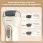 Beige Electric Foot Grinder with USB Charging - Dual-Speed Callus Remover for Smooth, Exfoliated Feet