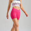 XL Seamless High Waist Yoga Shorts with Tummy Control