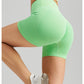 XL Seamless High Waist Yoga Shorts with Tummy Control