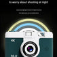 Retro 4K Digital Camera - 50MP, 16x Zoom, 2.4-inch IPS Screen