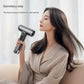 Cordless Rechargeable Hair Dryer - 120,000 RPM High-Speed Motor, 15600mAh Battery, Hot & Cold Air(Gray pink)