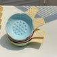 Ice Cream Cone Ceramic Slow Feeder Pet Bow
