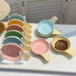 Ice Cream Cone Ceramic Slow Feeder Pet Bow